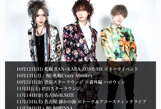 11月15日カメレオワンマンツアー2025 ぶどう狩り 番外編 トーク&アコースティックライブ開催決定！！